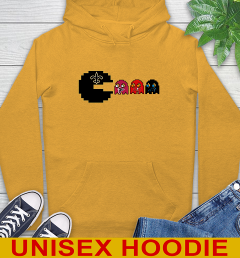 New Orleans Saints NFL Football Pac Man Champion Hoodie 3