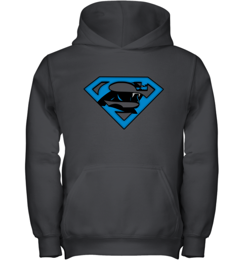 We Are Undefeatable The Carolina Panthers x Superman NFL Youth Hoodie