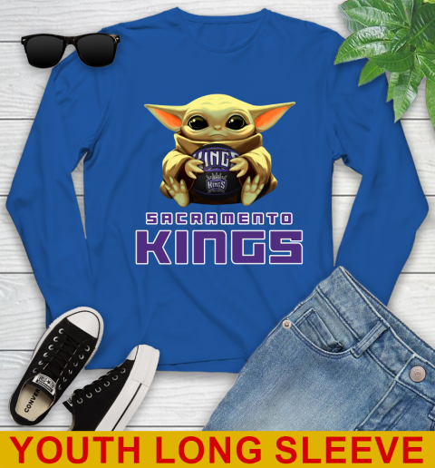 NBA Basketball Sacramento Kings Star Wars Baby Yoda Shirt 131