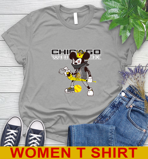 Chicago White Sox MLB Baseball Mickey Peace Sign Sports Women's T-Shirt 11
