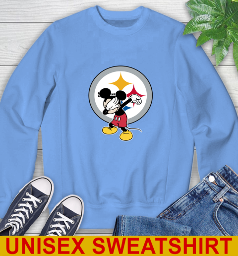Pittsburgh Steelers NFL Football Dabbing Mickey Disney Sports Sweatshirt 11