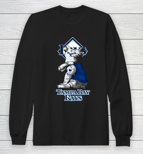 MLB Baseball My Cat Loves Tampa Bay Rays Long Sleeve T-Shirt
