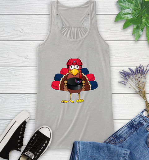 Washington Capitals Turkey Thanksgiving Day Racerback Tank
