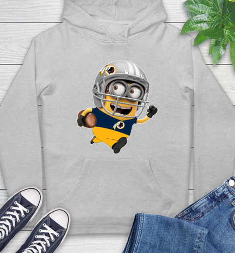 NFL Washington Redskins Minions Disney Football Sports Hoodie 6