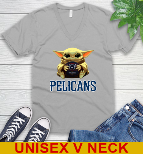 NBA Basketball New Orleans Pelicans Star Wars Baby Yoda Shirt 52