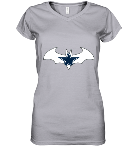 We Are The Dallas Cowboys Batman NFL Mashup Women's V-Neck T-Shirt