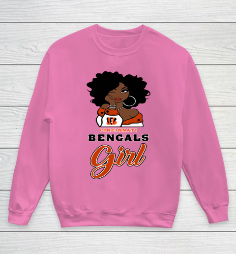 Cincinnati Bengals Girl NFL Youth Sweatshirt 7