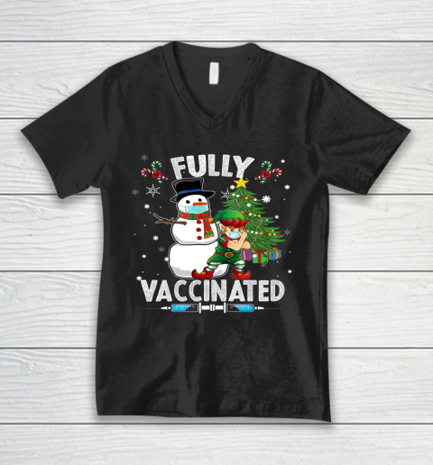 Funny Xmas 2021 Christmas Elf V-Neck T-Shirt