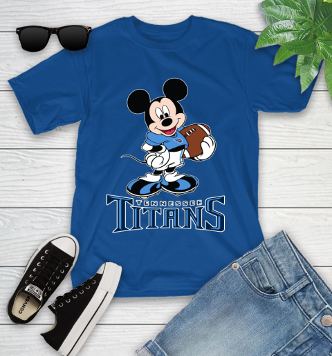 NFL Football Tennessee Titans Cheerful Mickey Mouse Shirt Youth T-Shirt 10 NFL Football Tennessee Titans Cheerful Mickey Mouse Shirt Youth T-Shirt - Image 10