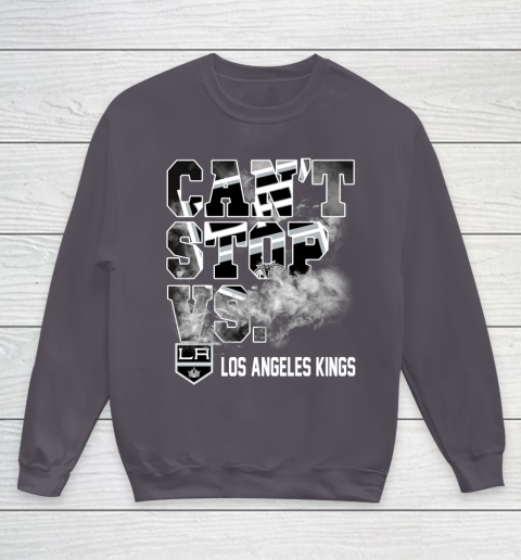 NHL Los Angeles Kings Hockey Can't Stop Vs Youth Sweatshirt 5
