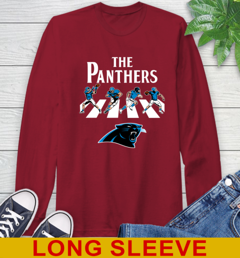 NFL Football Carolina Panthers The Beatles Rock Band Shirt Long Sleeve T-Shirt 9