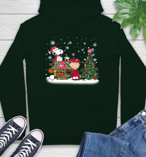 Atlanta Hawks NBA Basketball Christmas The Peanuts Movie Snoopy Hoodie 12