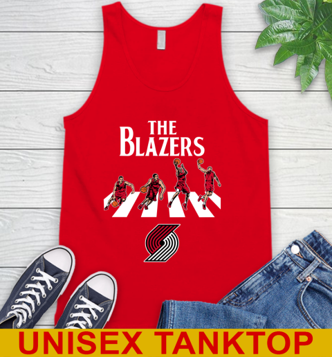 NBA Basketball Portland Trail Blazers The Beatles Rock Band Shirt Tank Top 5