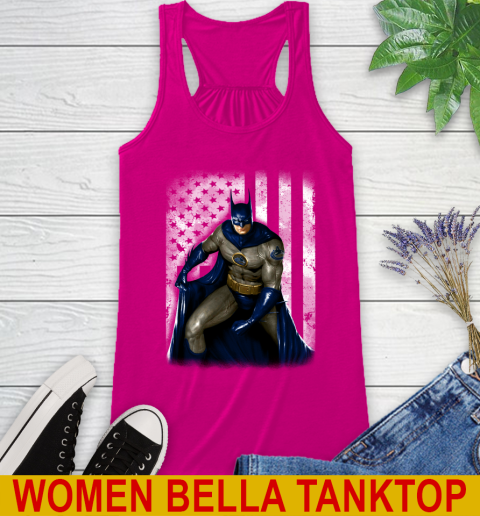 Vancouver Canucks NHL Hockey Batman DC American Flag Shirt Racerback Tank 6