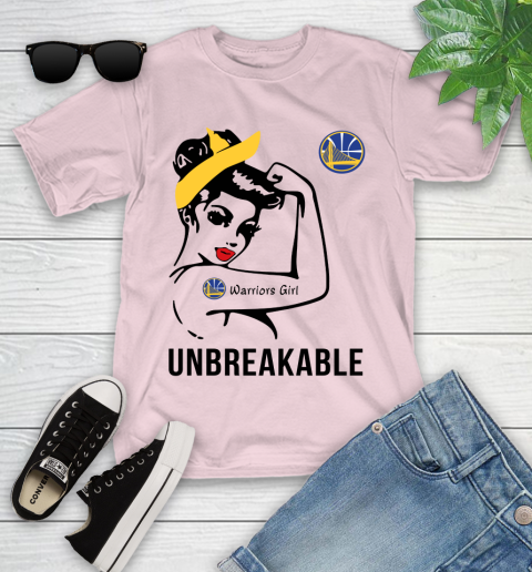 NBA Golden State Warriors Girl Unbreakable Basketball Sports Youth T-Shirt 7