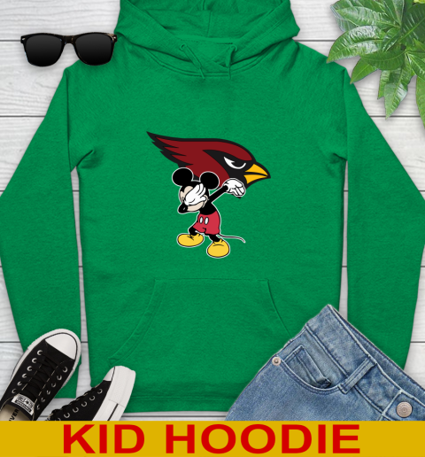 Arizona Cardinals NFL Football Dabbing Mickey Disney Sports Youth Hoodie 8