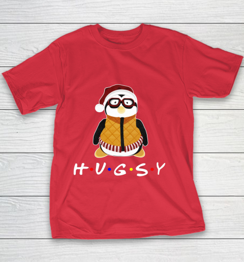 Funny Tee Hugsy Penguin For Friends Christmas Unagi Lobster Youth T-Shirt 7