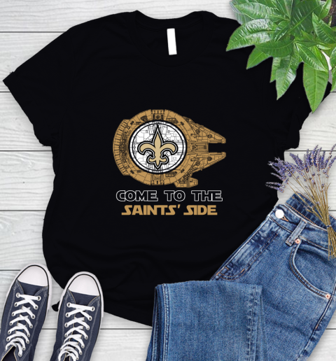 NFL Come To The New Orleans Saints Wars Football Sports Women's T-Shirt