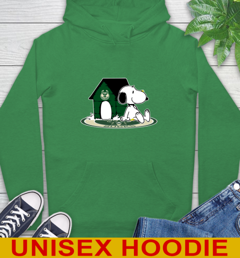 NBA Basketball Milwaukee Bucks Snoopy The Peanuts Movie Shirt Hoodie 8