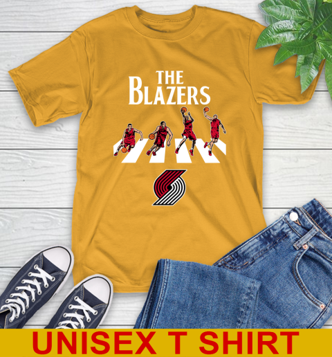 NBA Basketball Portland Trail Blazers The Beatles Rock Band Shirt T-Shirt 2