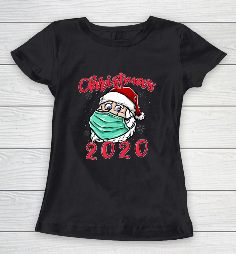 Christmas 2020 Santa Wearing Mask Women's T-Shirt