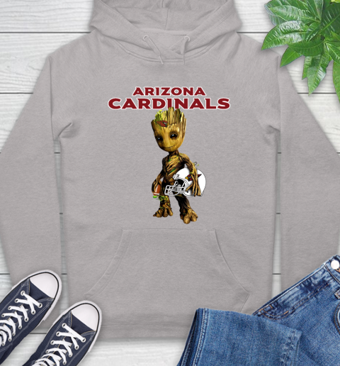 Arizona Cardinals NFL Football Groot Marvel Guardians Of The Galaxy Hoodie 12