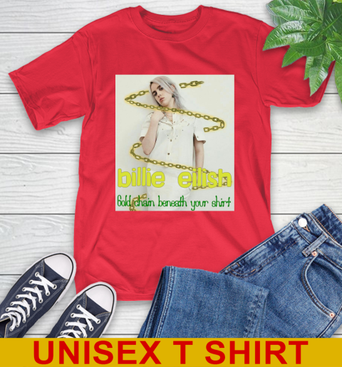 Billie Eilish Gold Chain Beneath Your Shirt 10