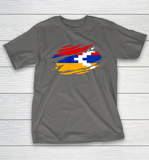 Artsakh Flag Proud Artsakh Support Artsakh Strong Armenia T-Shirt 8