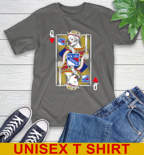 NHL Hockey New York Rangers The Queen Of Hearts Card Shirt T-Shirt 11 NHL Hockey New York Rangers The Queen Of Hearts Card Shirt T-Shirt - Image 11