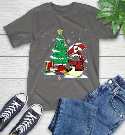 Minnesota Wild NHL Hockey Cute Tonari No Totoro Christmas Sports T-Shirt 10