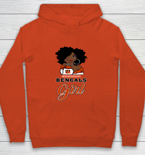 Cincinnati Bengals Girl NFL Youth Hoodie 4
