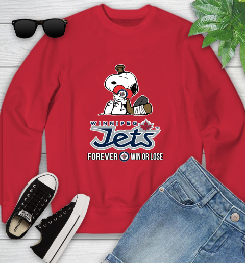NHL The Peanuts Movie Snoopy Forever Win Or Lose Hockey Winnipeg Jets 123
