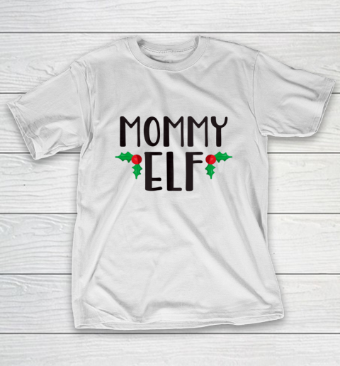 Mommy Elf Funny Family Christmas Gift T-Shirt