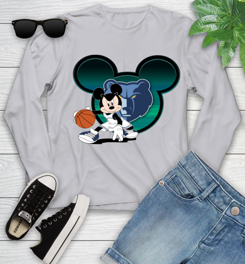 NBA Memphis Grizzlies Mickey Mouse Disney Basketball Youth Long Sleeve 5