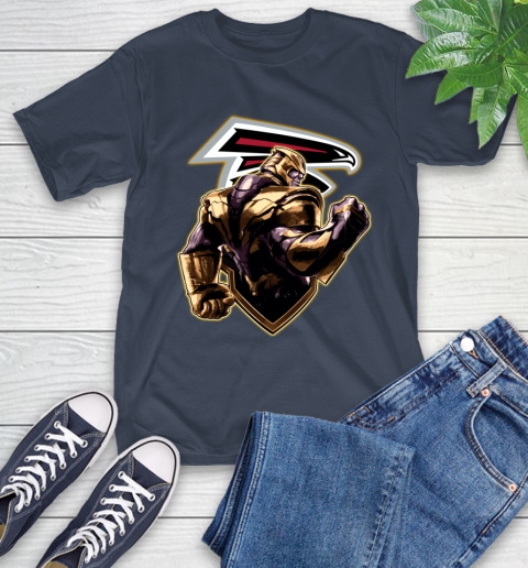 NFL Thanos Avengers Endgame Football Sports Atlanta Falcons T-Shirt 4