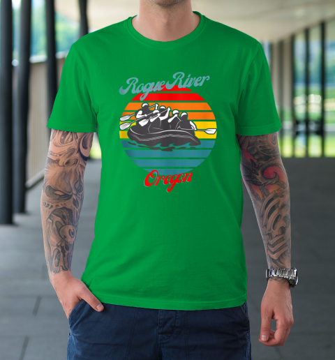 River Raft Kayak Waterfall Outdoors Men's Graphic T Shirt Tees