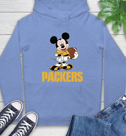 NFL Football Green Bay Packers Cheerful Mickey Mouse Shirt Hoodie 12