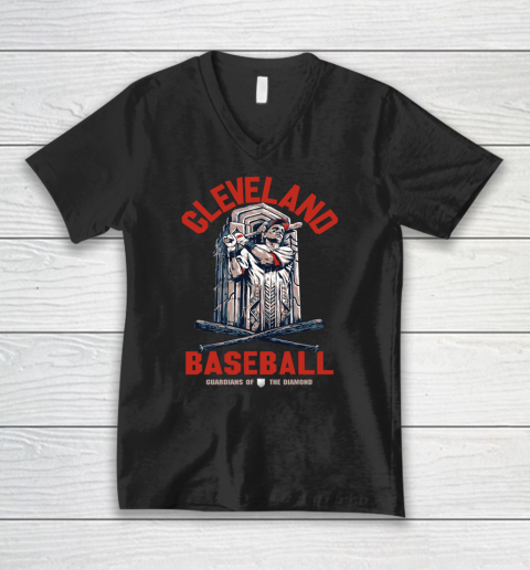 Cleveland Guardians Art shirt V-Neck T-Shirt
