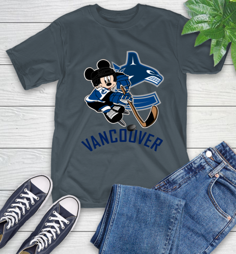 NHL Vancouver Canucks Mickey Mouse Disney Hockey T Shirt T-Shirt 9