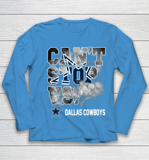 NFL Dallas Cowboys Can't Stop Vs Youth Long Sleeve 5