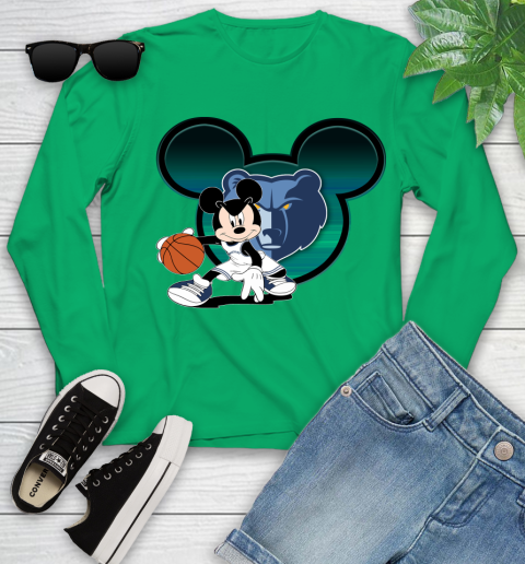 NBA Memphis Grizzlies Mickey Mouse Disney Basketball Youth Long Sleeve 6