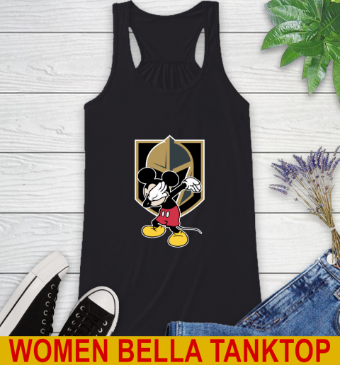 Vegas Golden Knights NHL Hockey Dabbing Mickey Disney Sports Racerback Tank 2