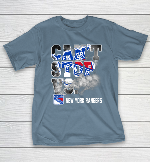 NHL New York Rangers Hockey Can't Stop Vs T-Shirt 6
