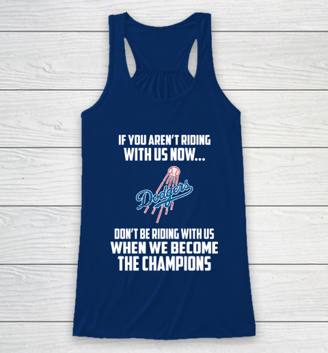 MLB Los Angeles Dodgers Baseball We Become The Champions Racerback Tank 6