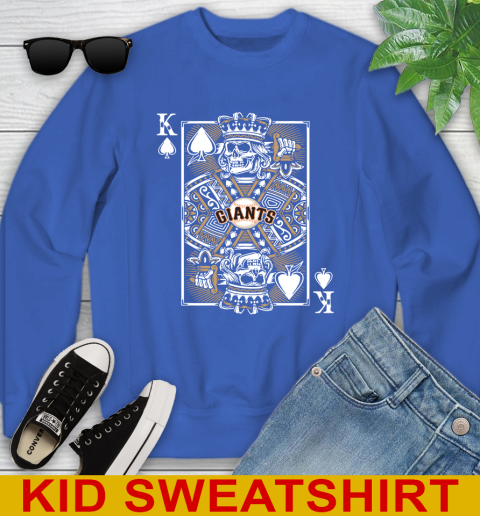 San Francisco Giants MLB Baseball The King Of Spades Death Cards Shirt Youth Sweatshirt 6