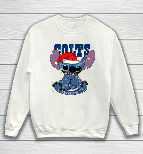 Indianapolis Colts NFL Football noel stitch Christmas Sweatshirt