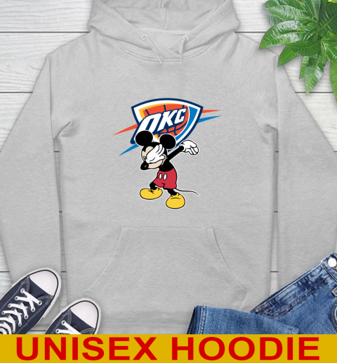 Oklahoma City Thunder NBA Basketball Dabbing Mickey Disney Sports Hoodie 6