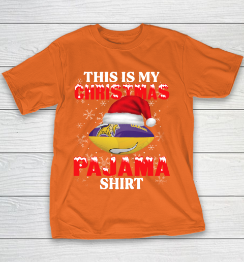 Minnesota Vikings This Is My Christmas Pajama Shirt NFL Youth T-Shirt 4