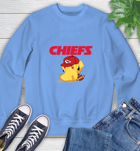 NFL Pikachu Football Sports Kansas City Chiefs Sweatshirt 11