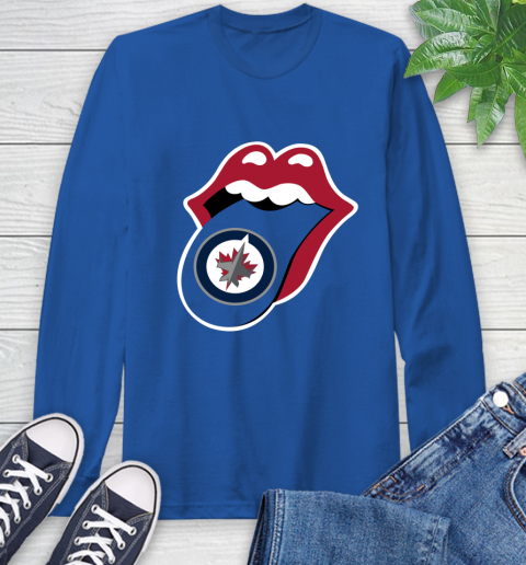 Winnipeg Jets NHL Hockey Lips I Root For My Team Adoring Fan 66
